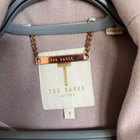 Ted Baker long line Size 1 coat - Picture 6 of 9